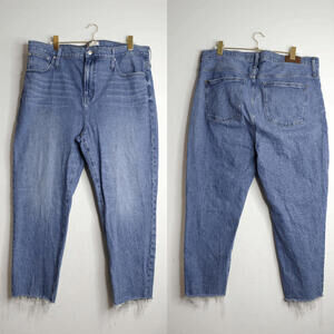 Madewell The Perfect Vintage Jean Crop Blue Denim - 35